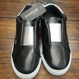 Brand New Girl's Bebe Slip On Sneaker Size 2/3